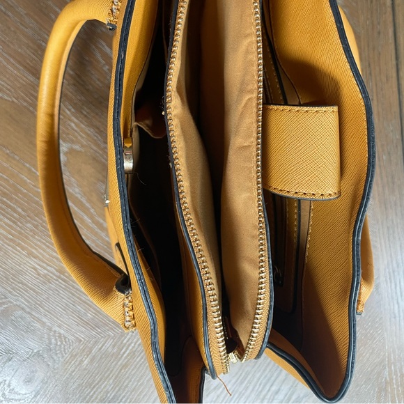 Bebe mustard color handbag, EUC - Picture 4 of 6